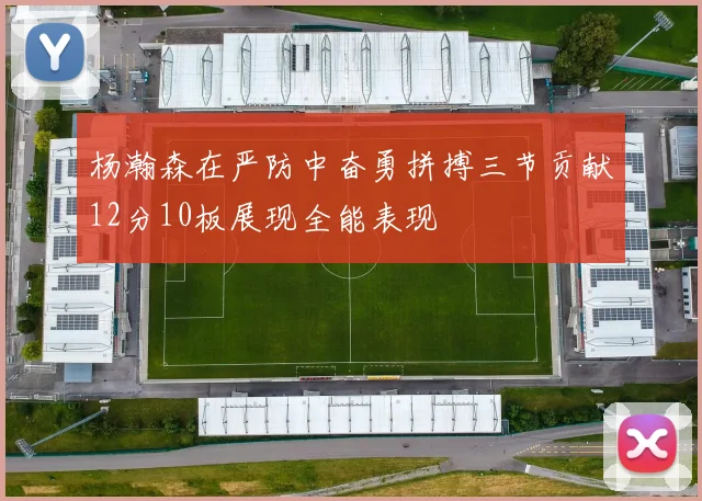 杨瀚森在严防中奋勇拼搏三节贡献12分10板展现全能表现