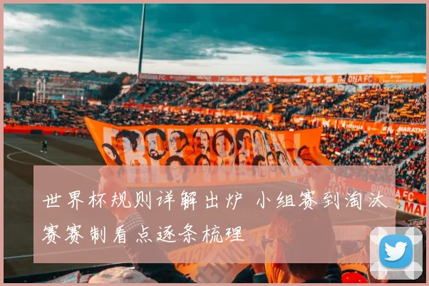 世界杯规则详解出炉 小组赛到淘汰赛赛制看点逐条梳理